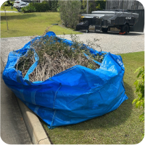 FlexiSkip on driveway